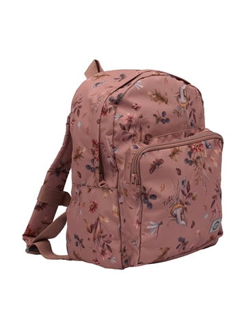 Mikk-Line turtaske i farven Burlwood med blomsterprint